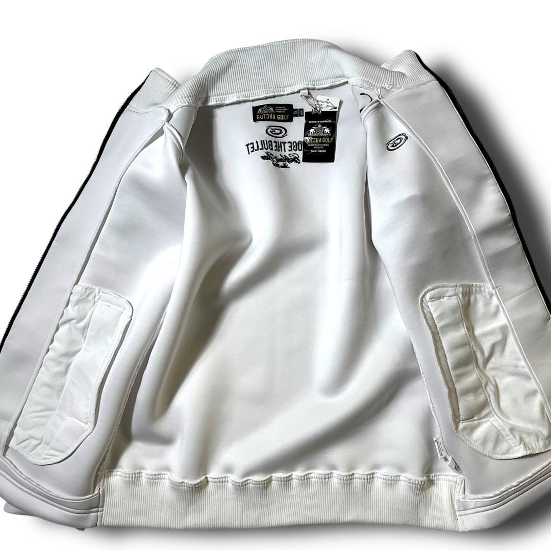 新品 XXXL ガッチャゴルフ 肉厚 厚手 ブルゾン 定13,189円 ホワイト