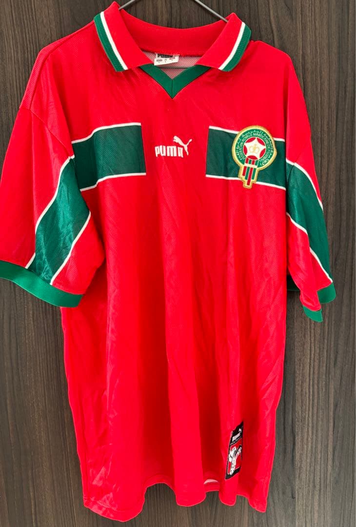 Puma モロッコ代表 サッカーシャツ 1998年フランスワールドカップ