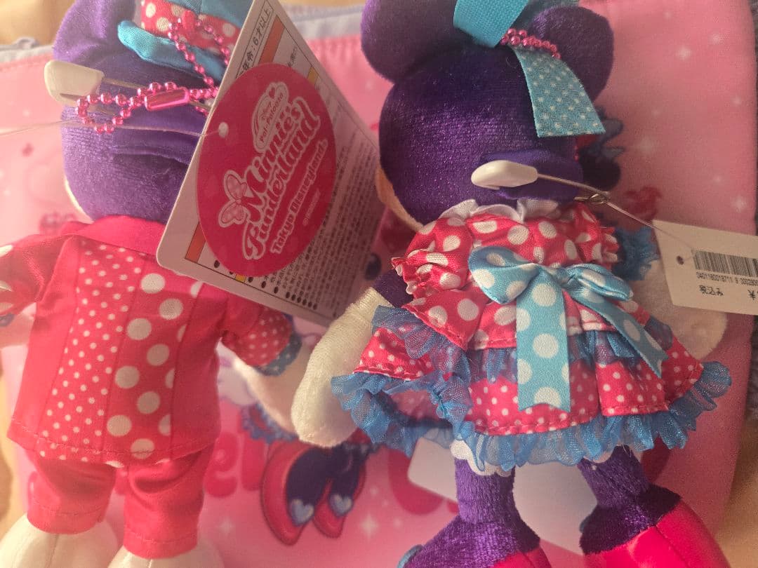 ミッキー　ミニー ぬいぐるみセット　パルパルーザ　ぬいぐるみバッジ