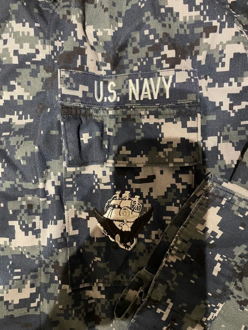 U.S. NAVY 迷彩セットアップ　キャップ