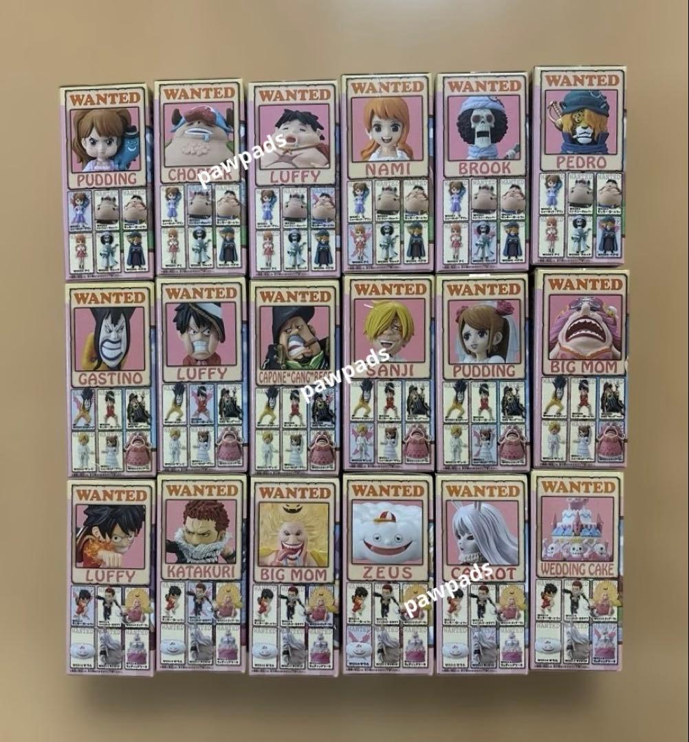 ワンピース　ワーコレ　ホールケーキアイランド1、2、3　計18体セット