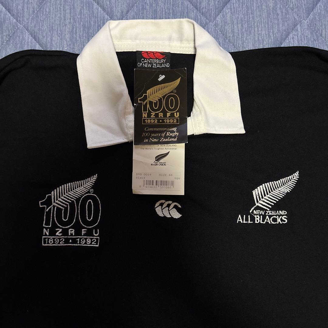 CANTERBURY ALL BLACKS ラガーシャツ 100周年記念