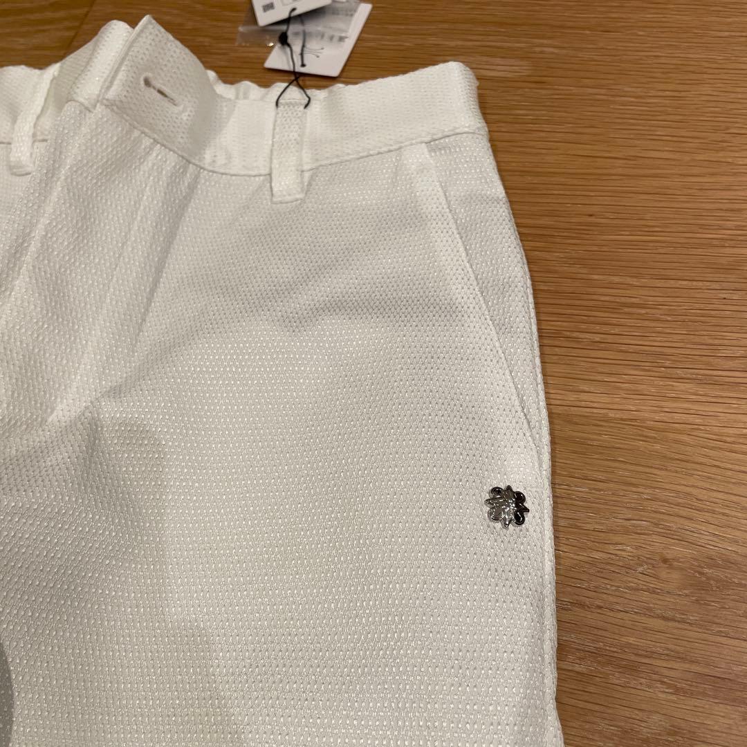 St ANDREWS ドビーストレッチクロップドパンツ SS S 未使用 白