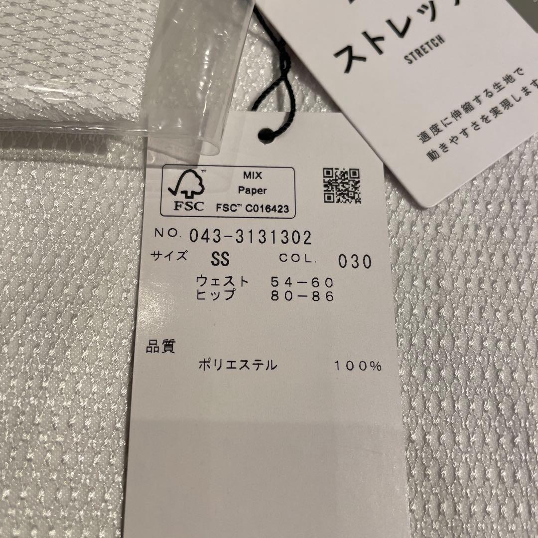 St ANDREWS ドビーストレッチクロップドパンツ SS S 未使用 白