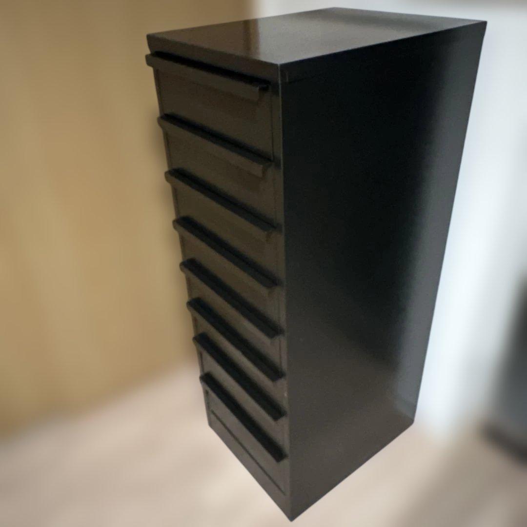 チェスト　8段　ブラック　約50×40×110㎝