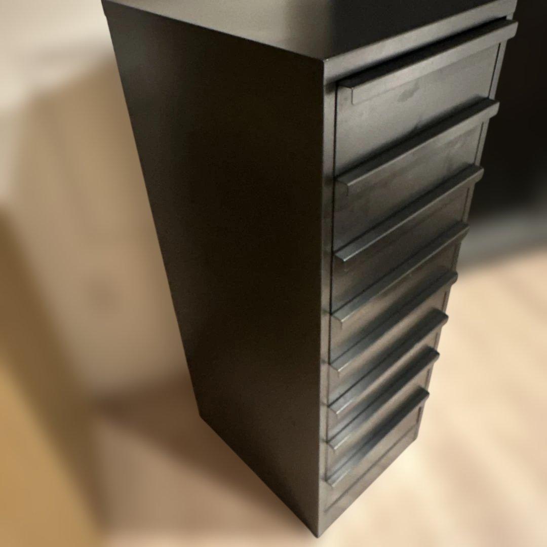 チェスト　8段　ブラック　約50×40×110㎝