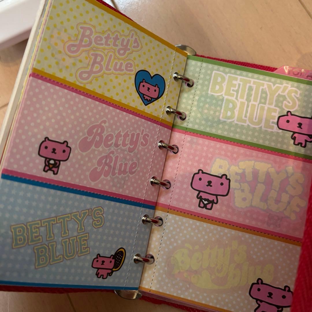BETTY'S BLUE バインダー 手帳 シール帳