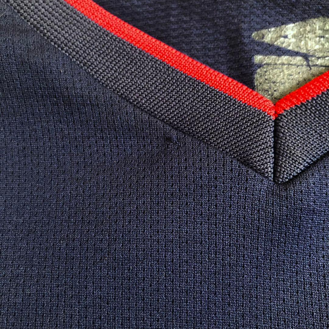 UMBRO 00s サッカー イングランド代表 トレーニング シャツ Vネック