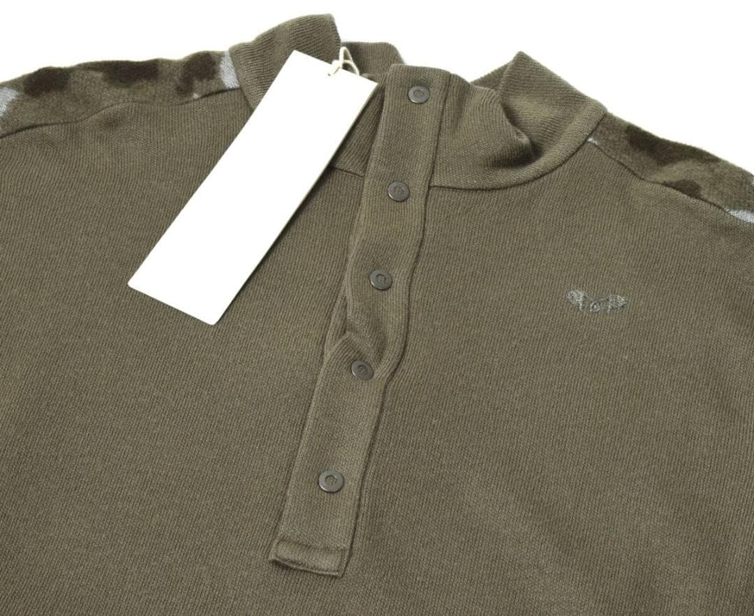 未使用3.6万 ムニタルプ 秋冬 シャギー ジャガードワンピース 40 (M)