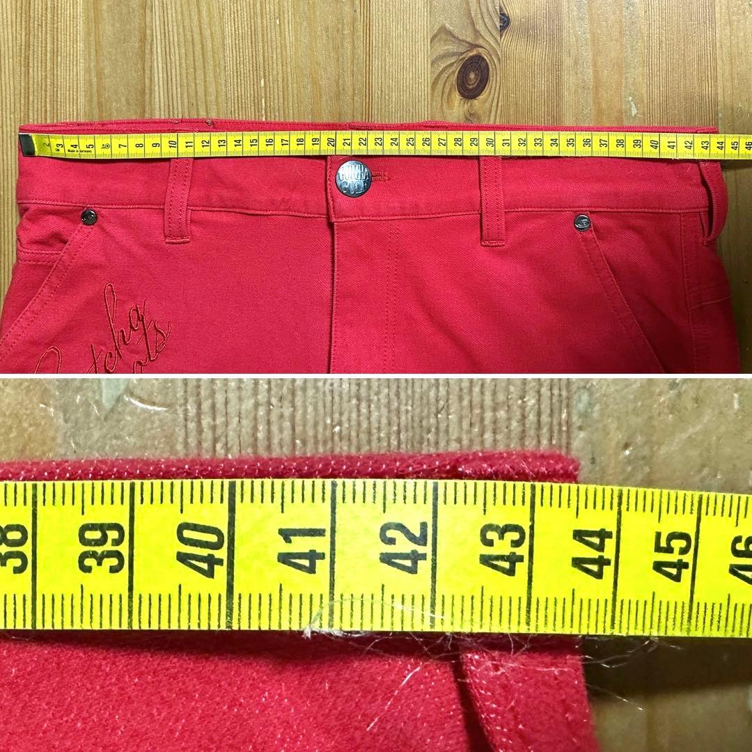 GOTCHA GOLF 刺繍 ストレッチパンツ ゴルフパンツ