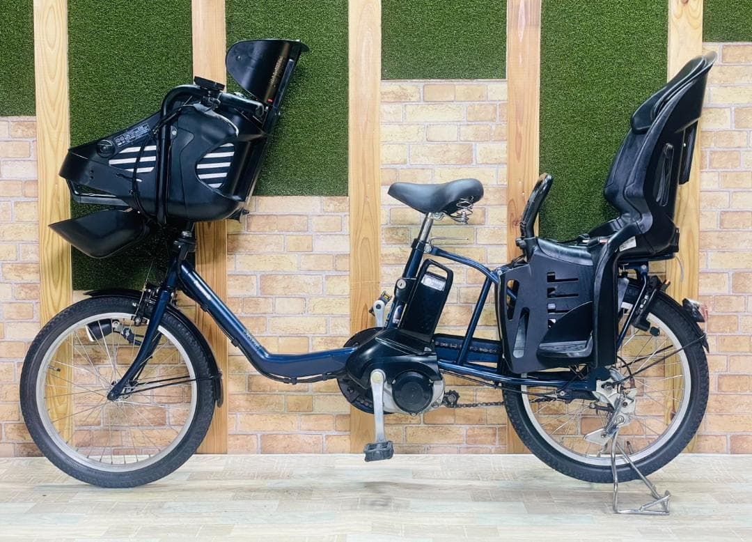 2018ネイビー 大容量 パナソニック 子供乗せ電動アシスト自転車 H3394