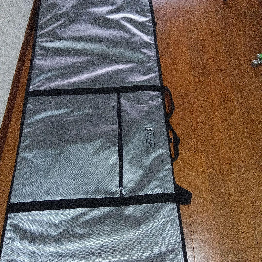 サーフボードケース シルバー ロールアップ式