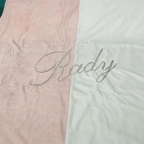 新品Radyバイカラー もこもこ 掛け布団カバー セミダブル