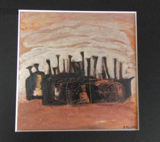 三岸節子、【窓】、希少な大判額装用画集より、美品、日本人画家、新品額装付