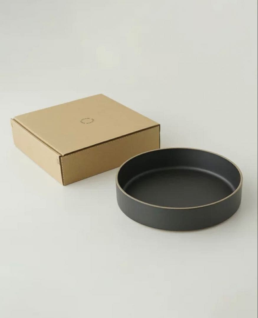 HASAMI PORCELAIN ブラックボウル 22cm ギフトボックス付き