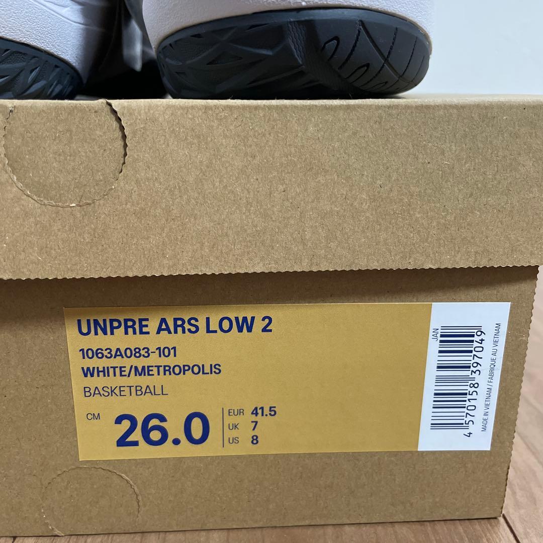 niko　アシックス　アンプレアルス low 2 バスケットボールシューズ