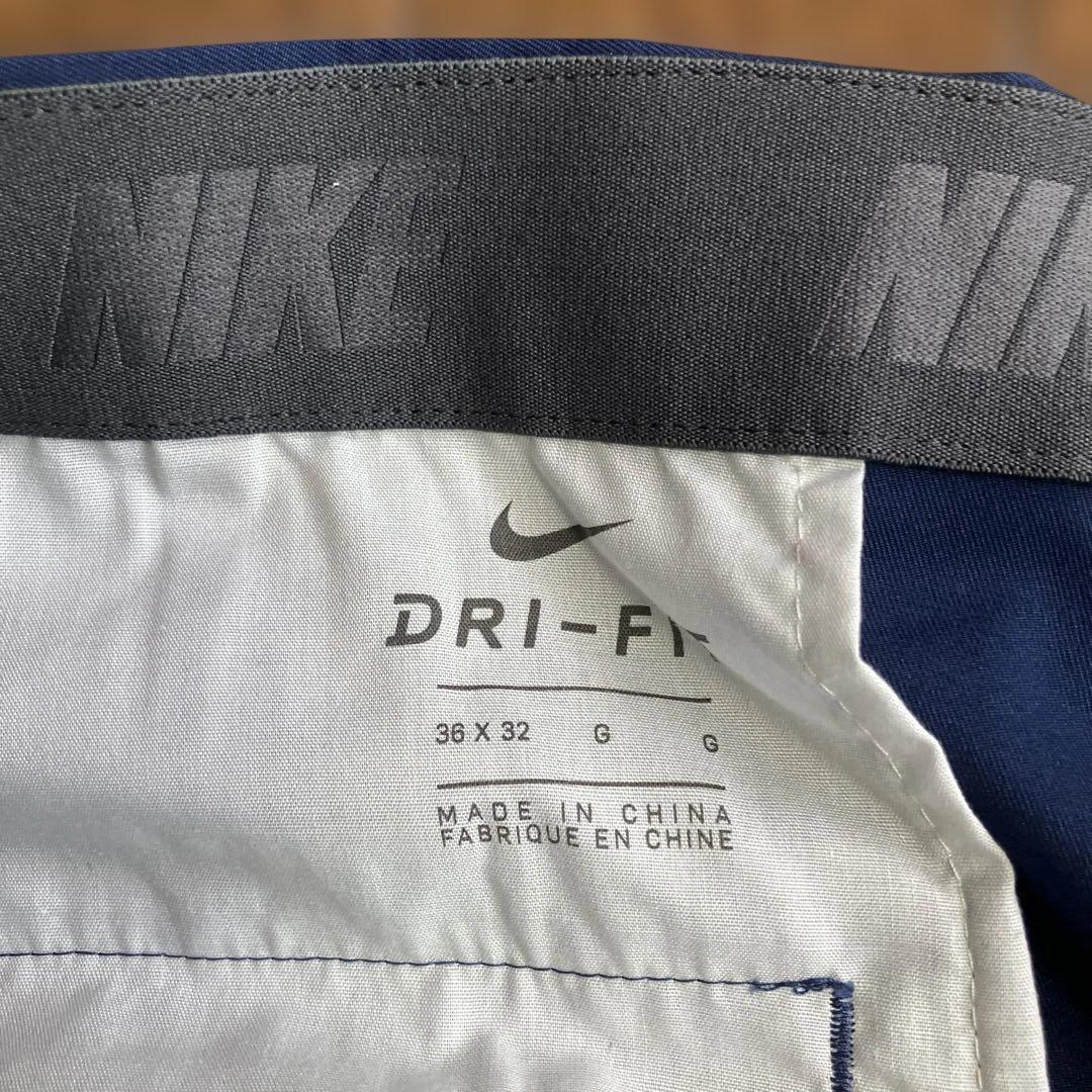 Nike ネイビー ゴルフパンツ　w36 ドライフィット