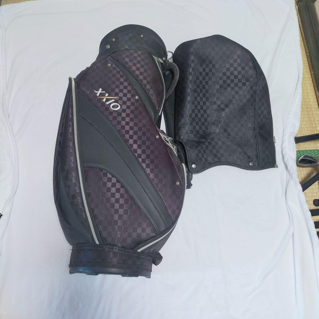 DUNLOP XXIO ゼクシオ 茶色チェック キャディバック