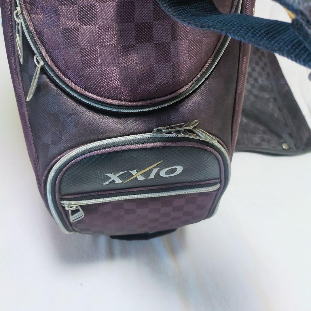 DUNLOP XXIO ゼクシオ 茶色チェック キャディバック