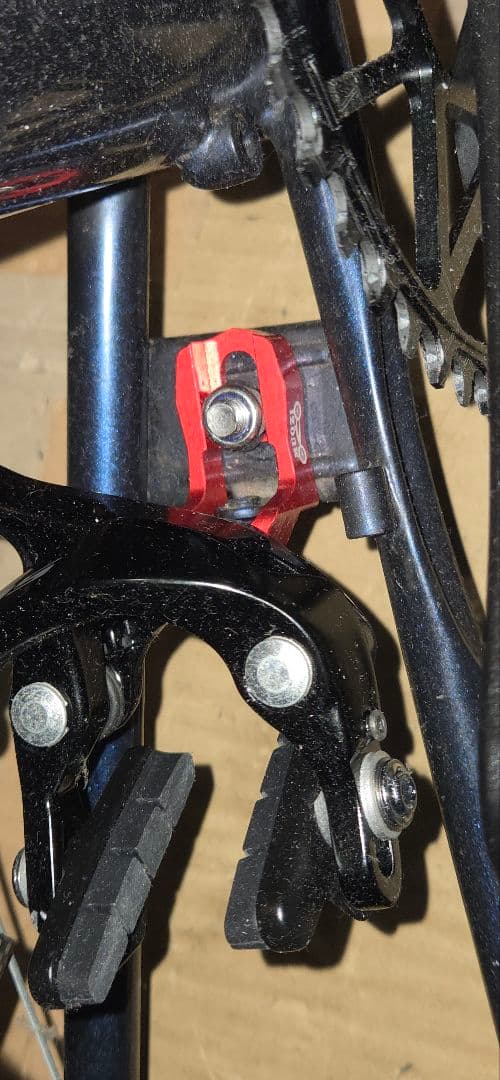 美品ターン スピードファルコ折りたたみ自転車フレーム 紺色