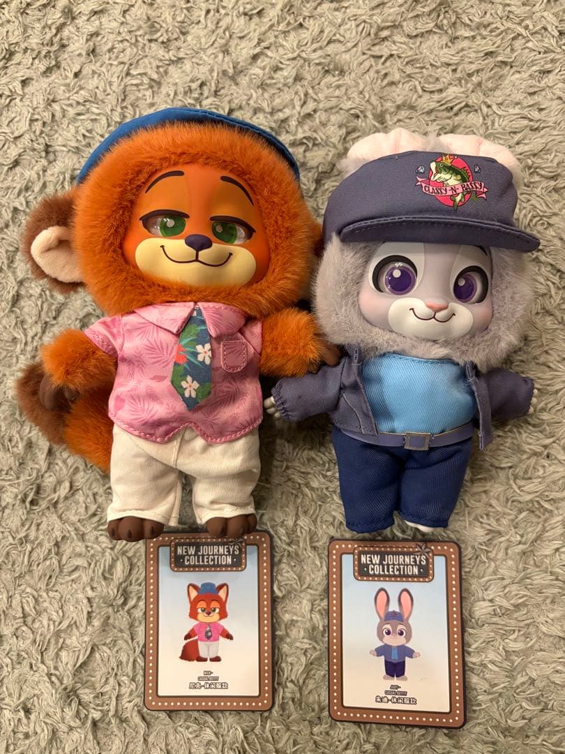 TOP TOY ズートピア ぬいぐるみ　フィギュア　ニック　ジュディ　新品未使用