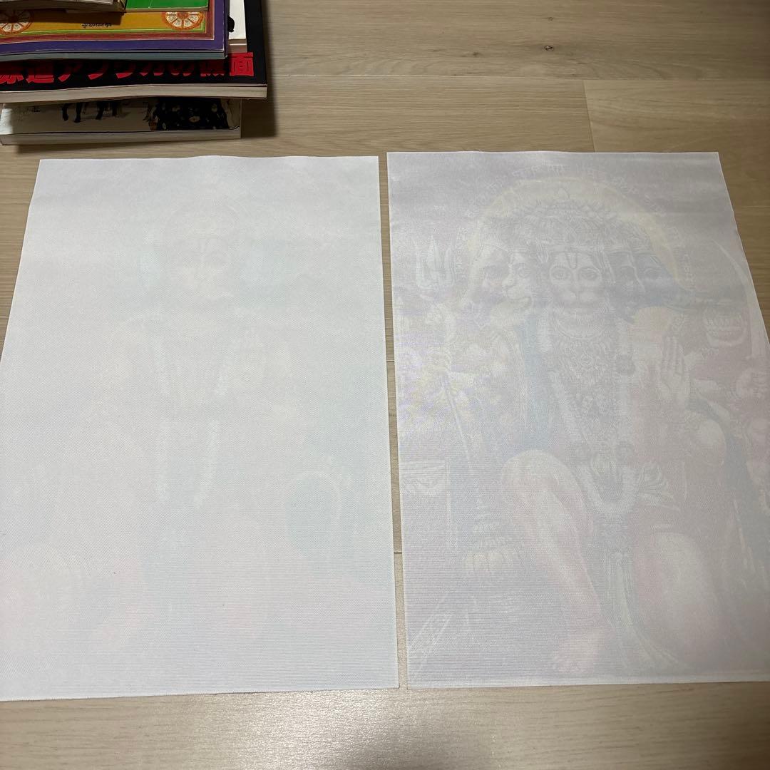 希少、ハヌマーン、パーンチャムカ、インド、ヒンドゥー教、宗教画、神様絵