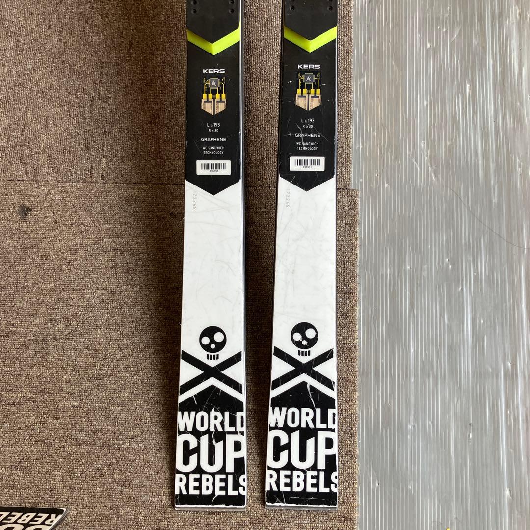 HEAD WORLD CUP REBELS スキー L 193 R30