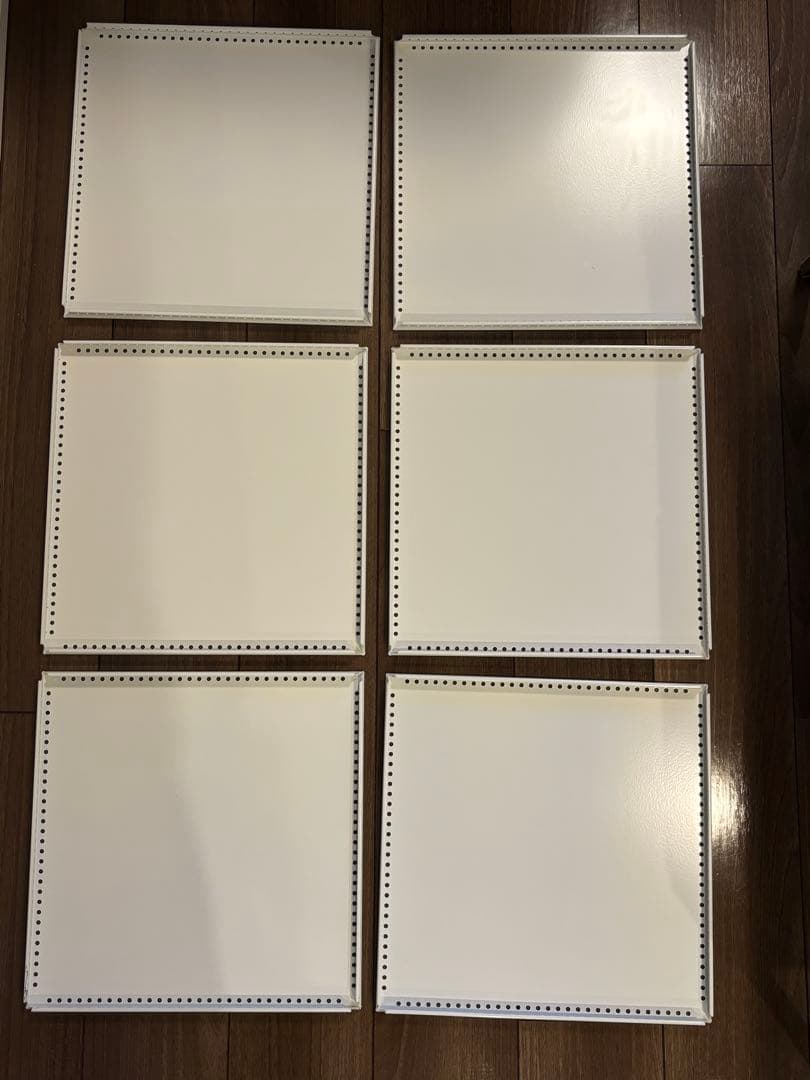 USMハラー用パーツ パネル 板 33.5x33.5cm 部品 パーツ 白 6枚