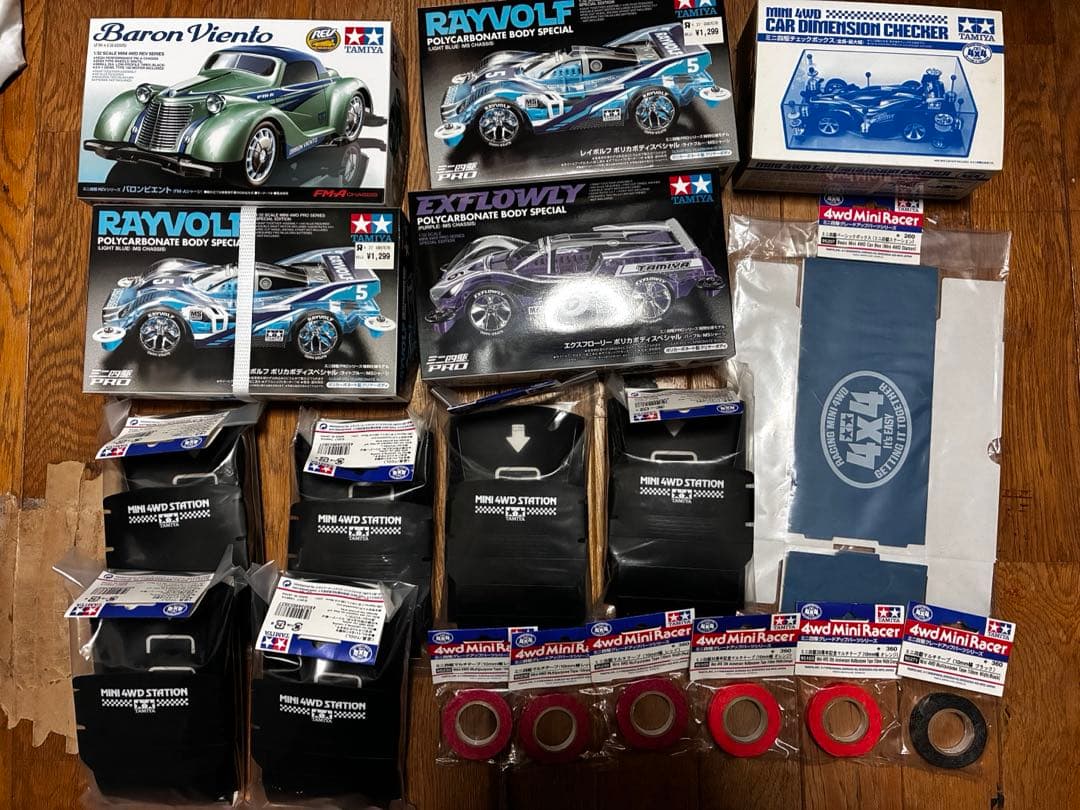 k*x様 ミニ四駆　パーツ　ポリカボディ等　大量　引退品