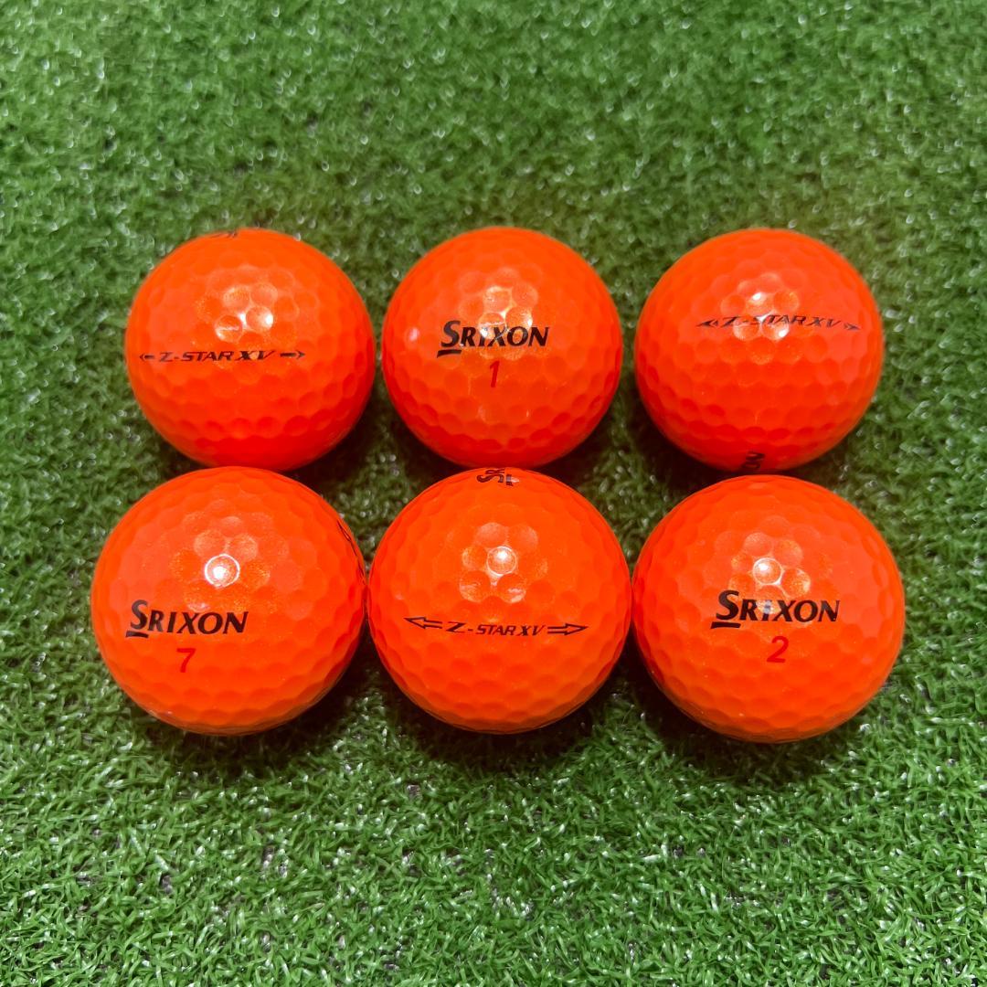 【S144】SRIXON Z-STARXV 橙 年式混合 ロストボール 24球