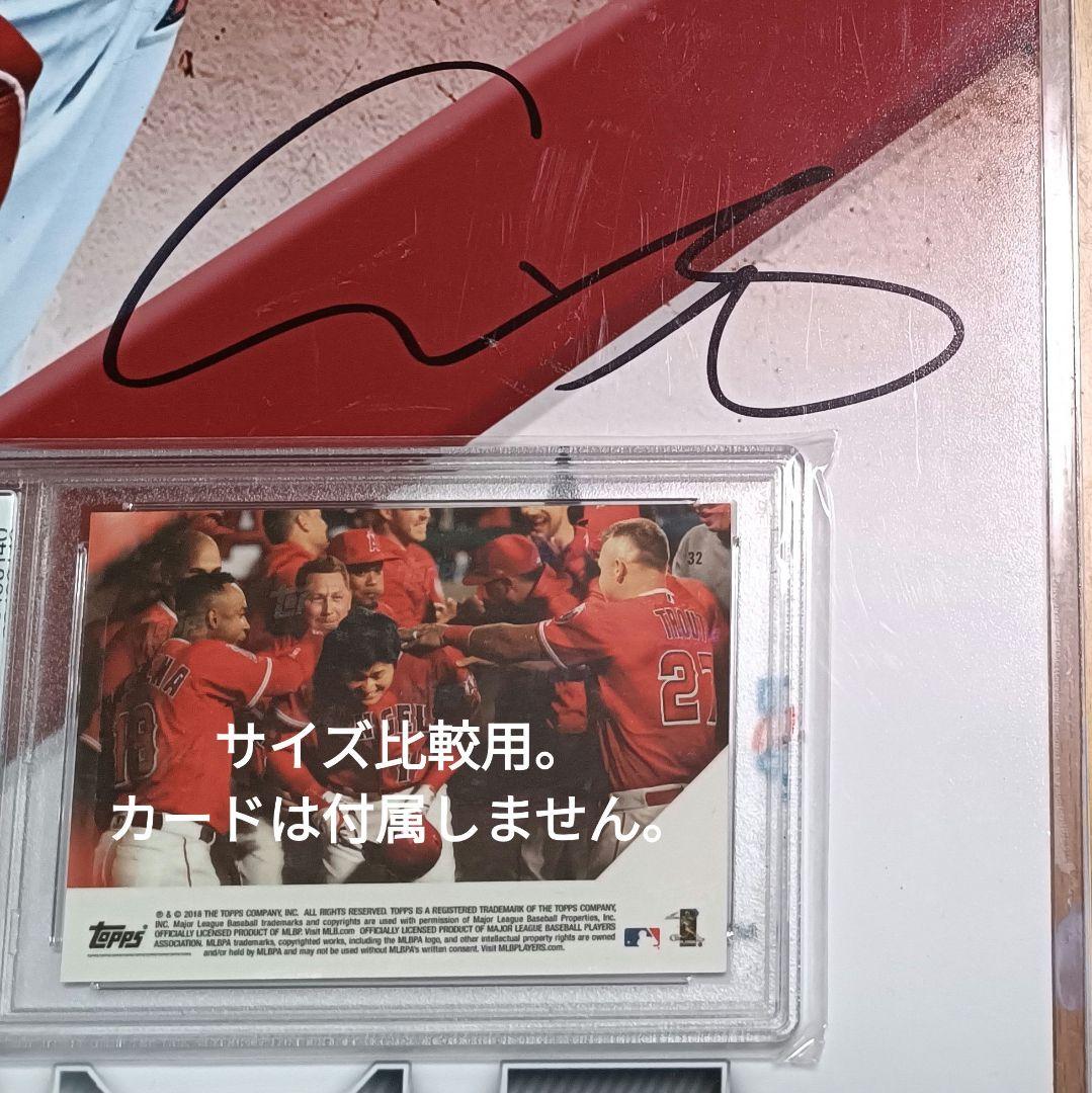 【超貴重】大谷翔平／直筆サイン／2021年／MVP獲得記念／特大フォト／認証あり