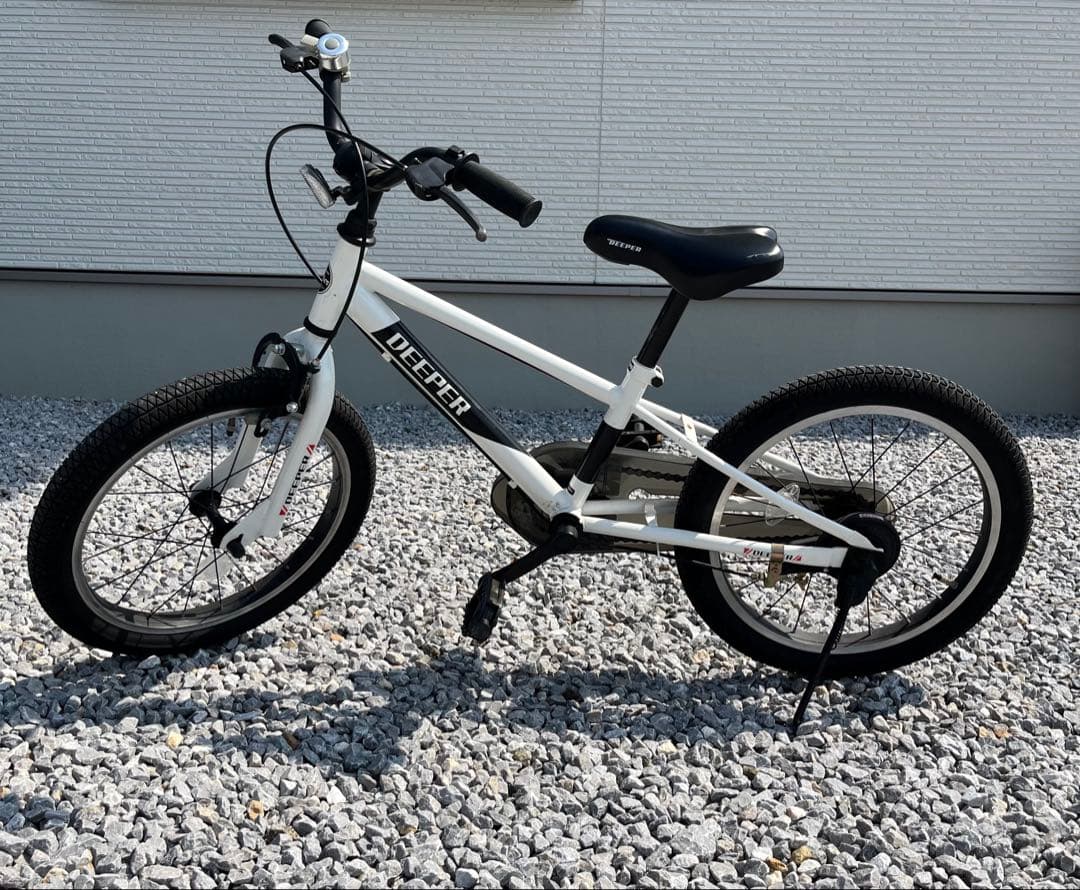 DEEPER ホワイト 18インチ 子供自転車