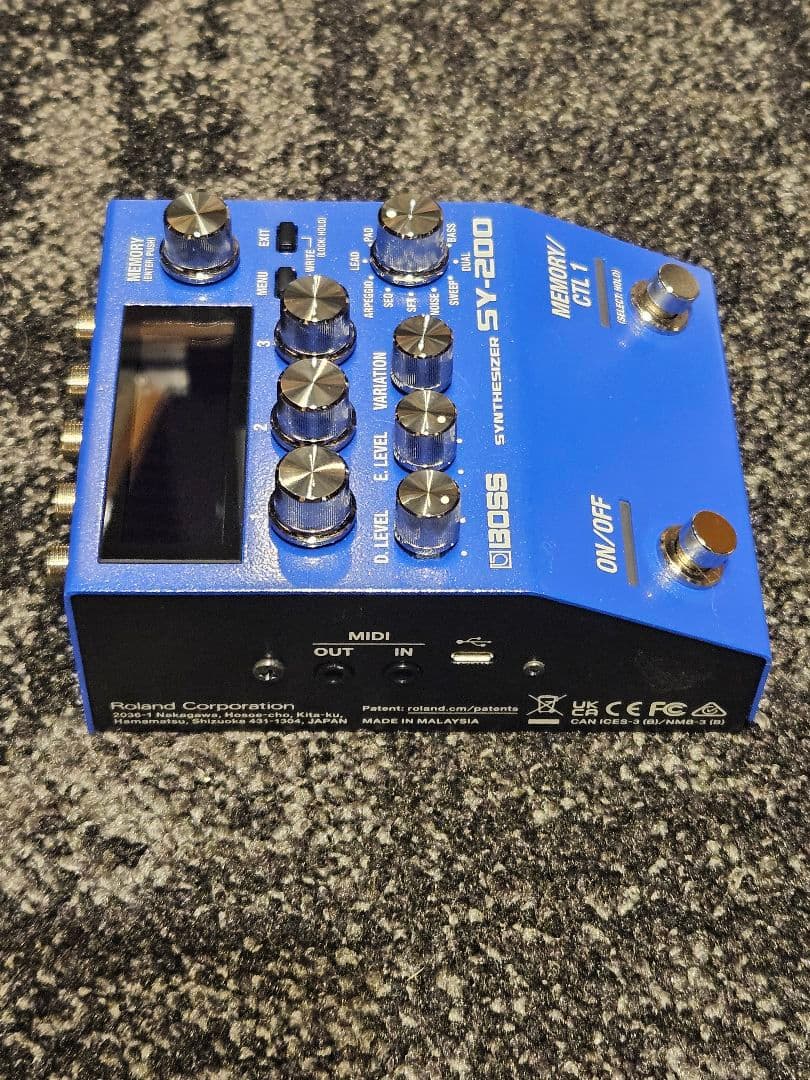 BOSS SY-200 シンセサイザーエフェクター BMIDI-1-35付