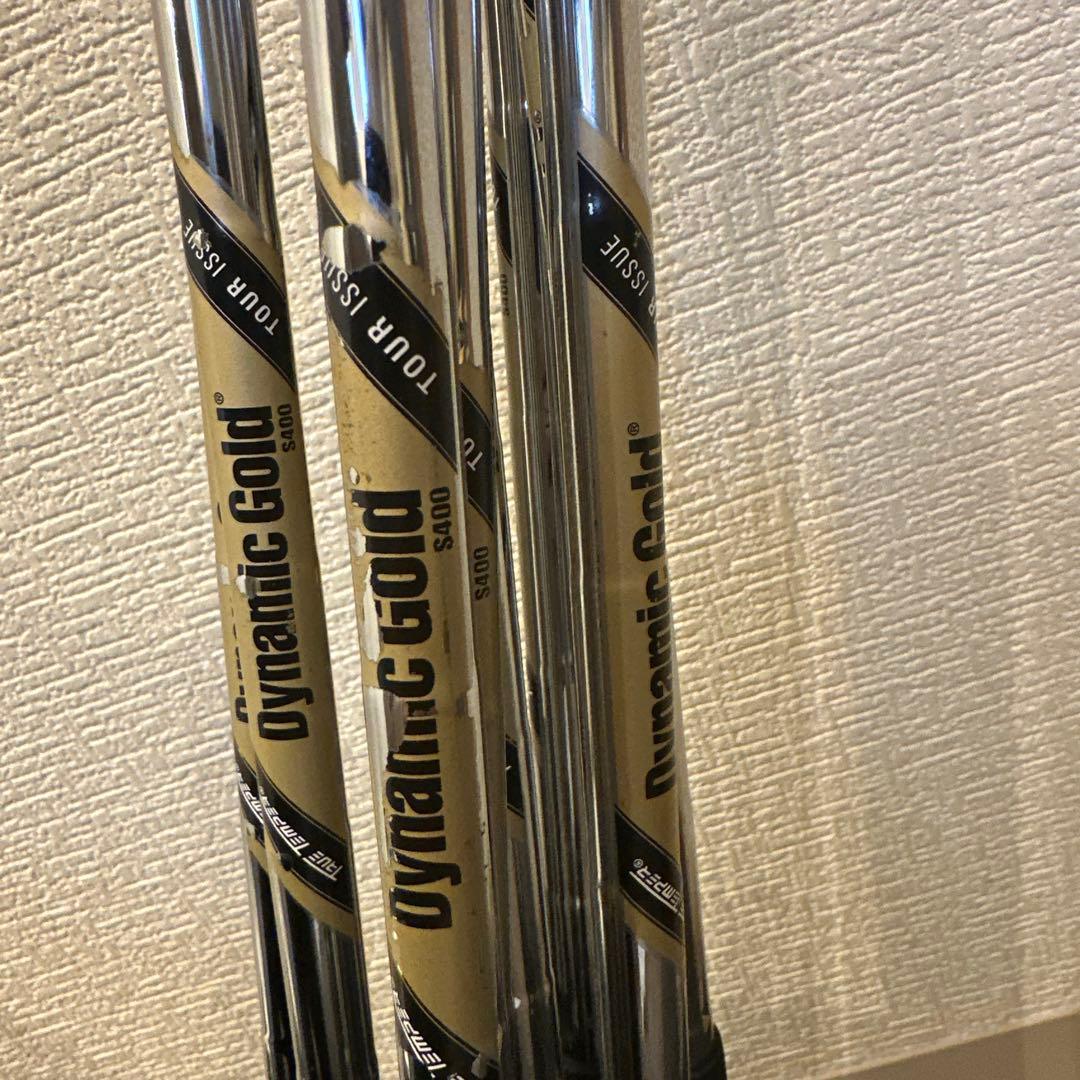 ダイナミックゴールドツアーイシュ S400 4〜P＋W×2 ９本セット