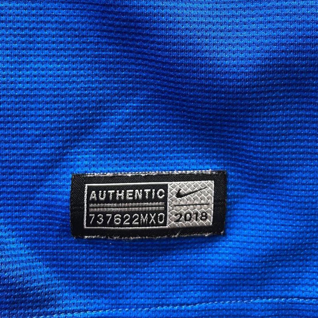【10s】NIKE ブラジル代表 2018 サッカー ユニフォーム ブルー L