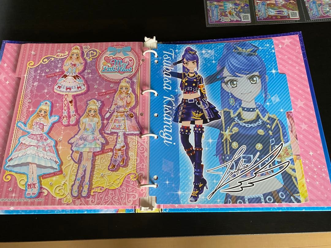 maf　アイカツ　スターズ　9ポケットバインダー　カード付属　美品