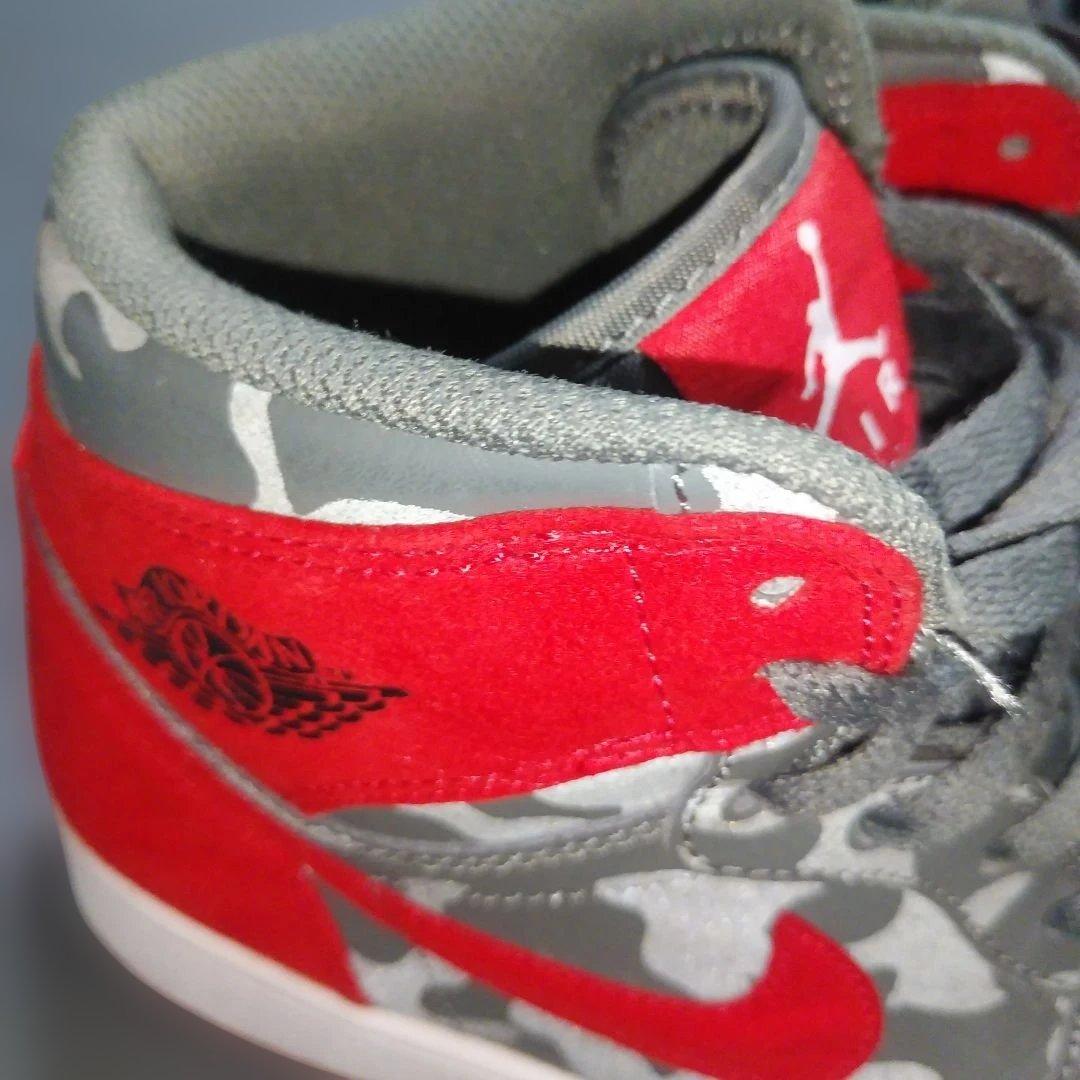 シューズ(男性用) Nike Air Jordan1 Retro High Camo 3M Bred