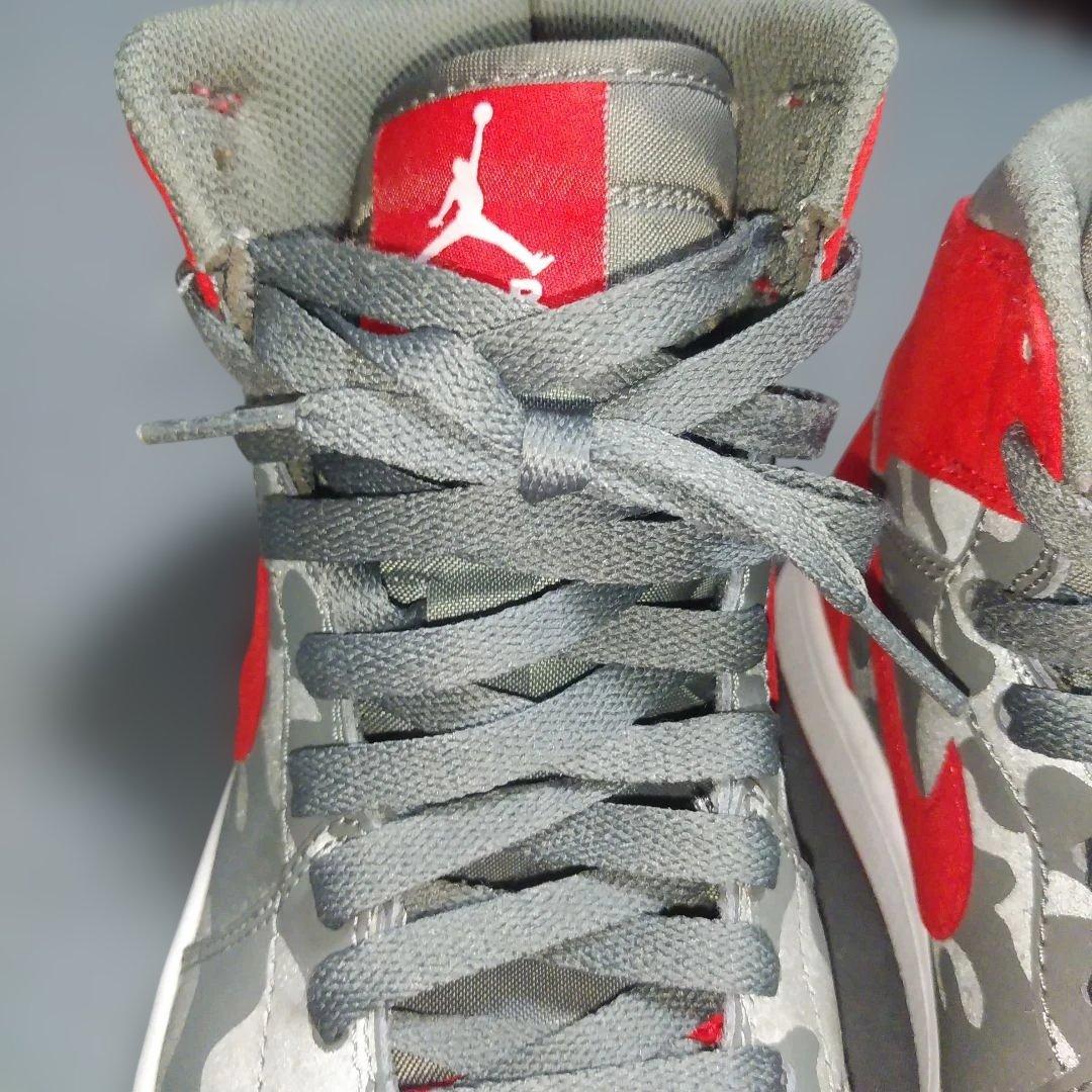 シューズ(男性用) Nike Air Jordan1 Retro High Camo 3M Bred