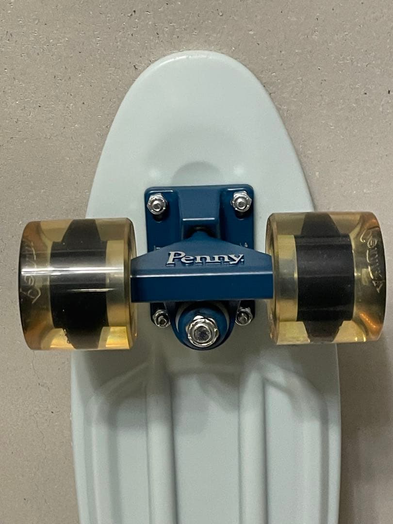 美品　penny 22inch 薄い水色＋透明ウィール