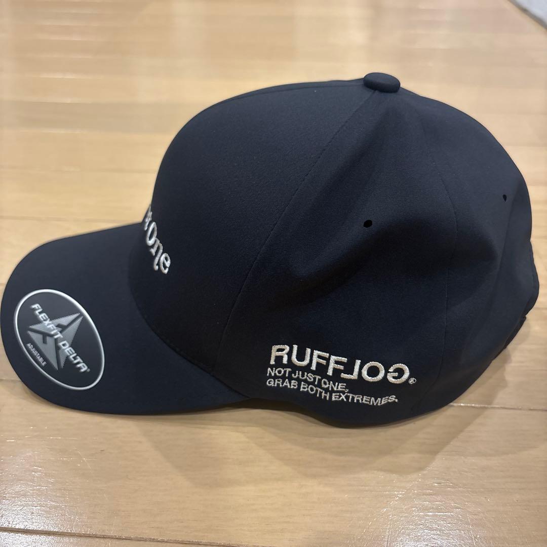 RUFFLOG ラフロッグ レインキャップ FLEXFIT ブラック 美品
