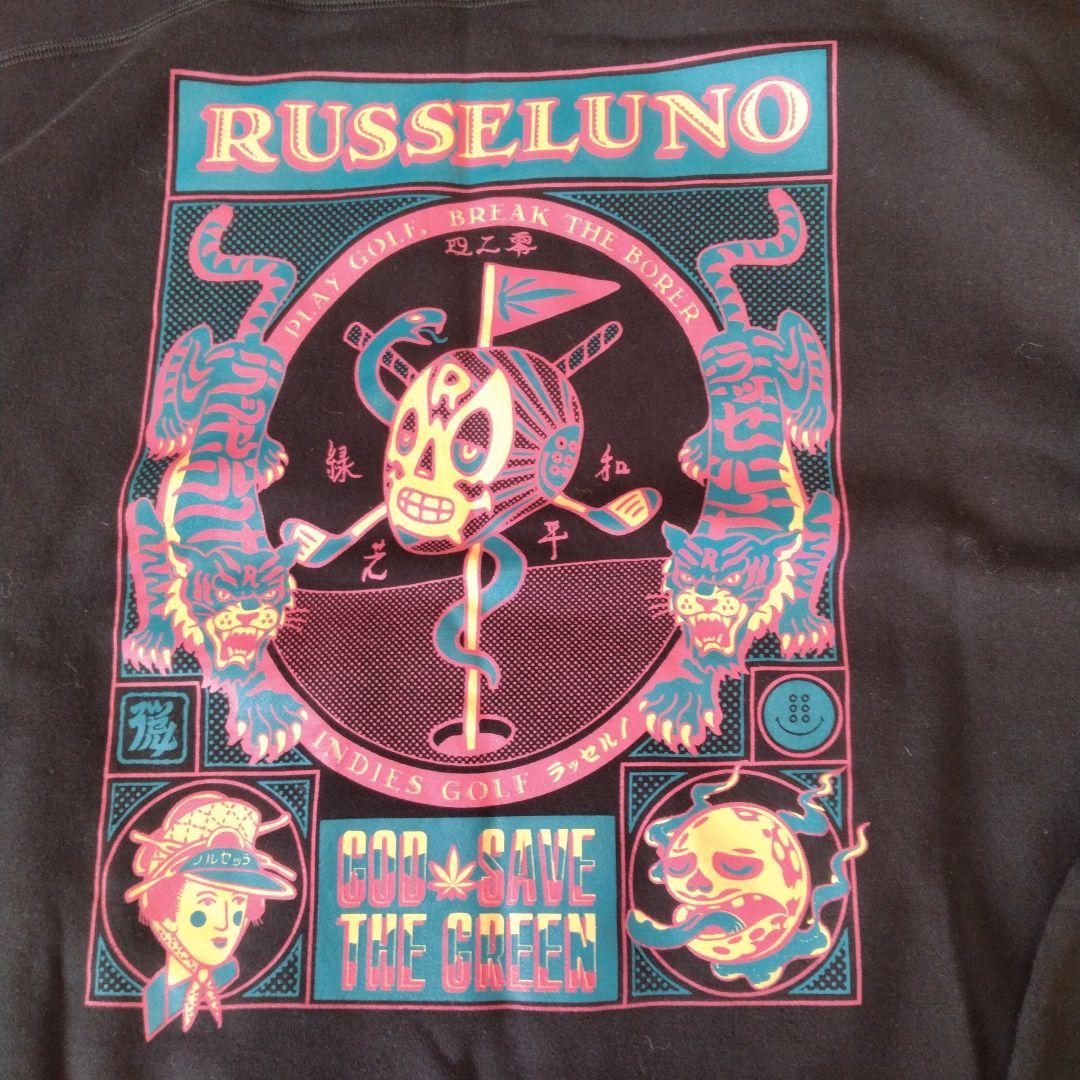 RUSSELUNO フード付きセーター ブラック