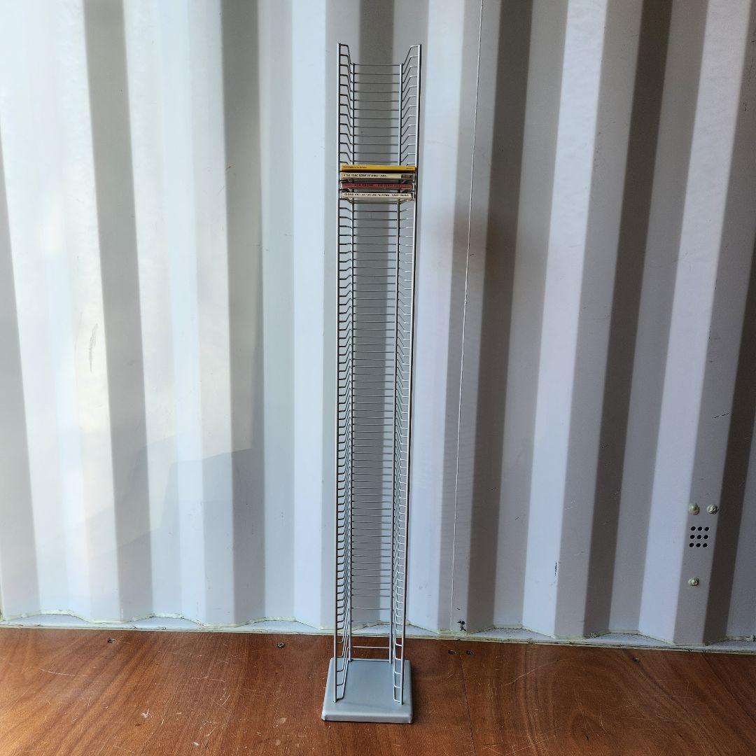 希少 Vintage l Wire CDラック CDタワー 125cm