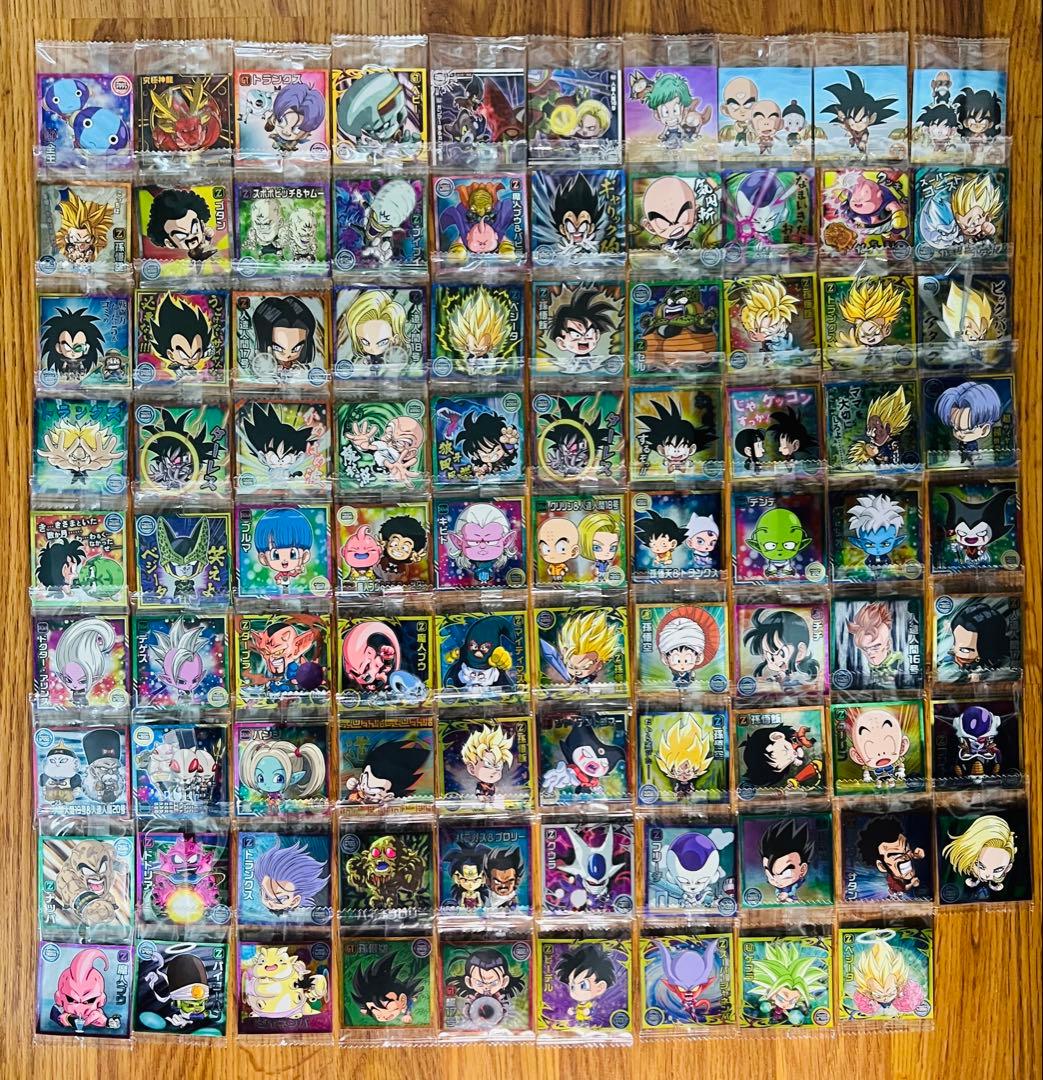 ドラゴンボール 超戦士 シールウエハース 色々 169種 大量セット