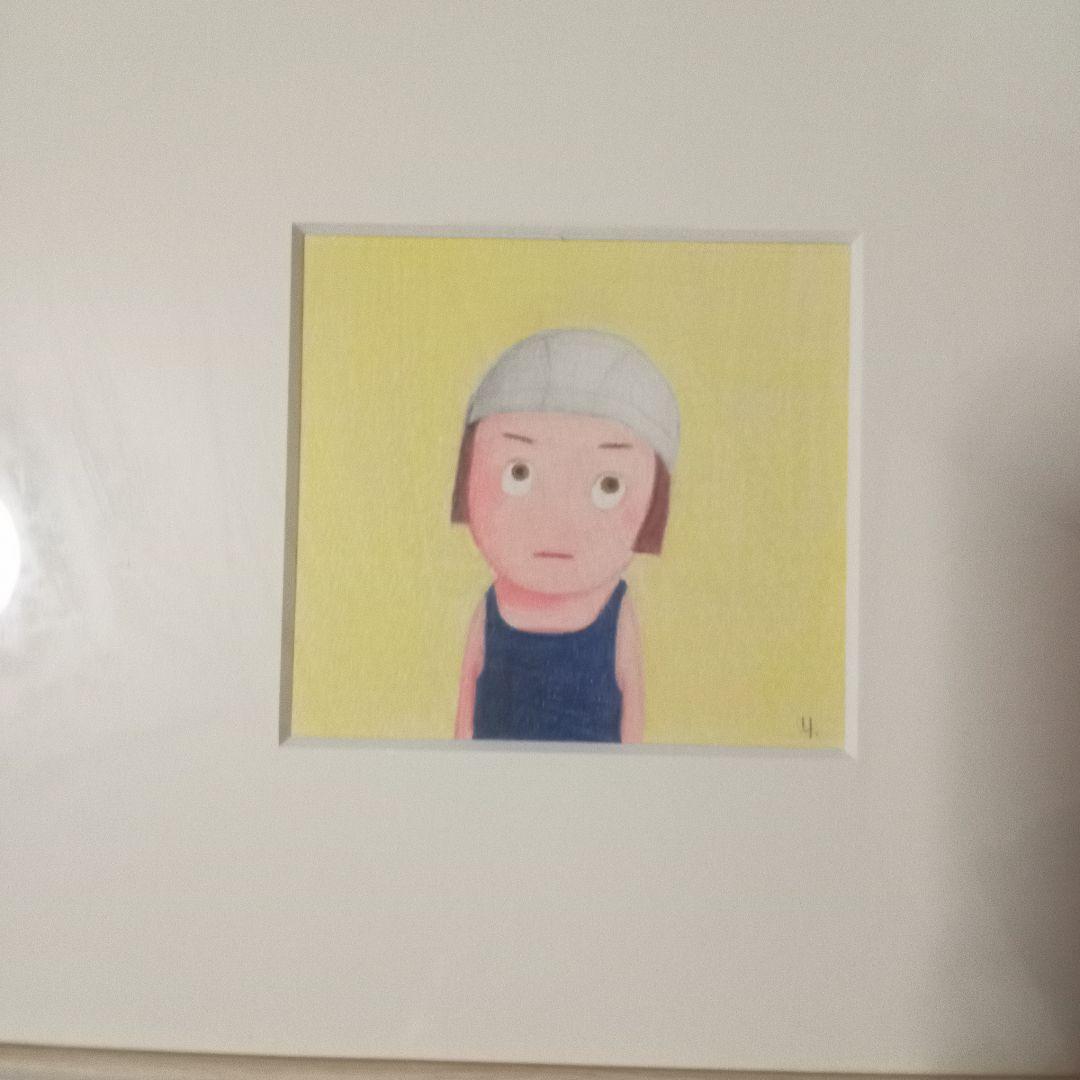水着の女の子の絵 　絵画