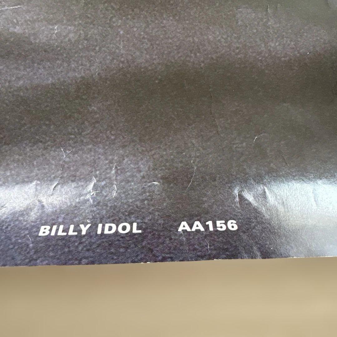 Billy Idol ビリーアイドル　ポスター 1984年の当時物