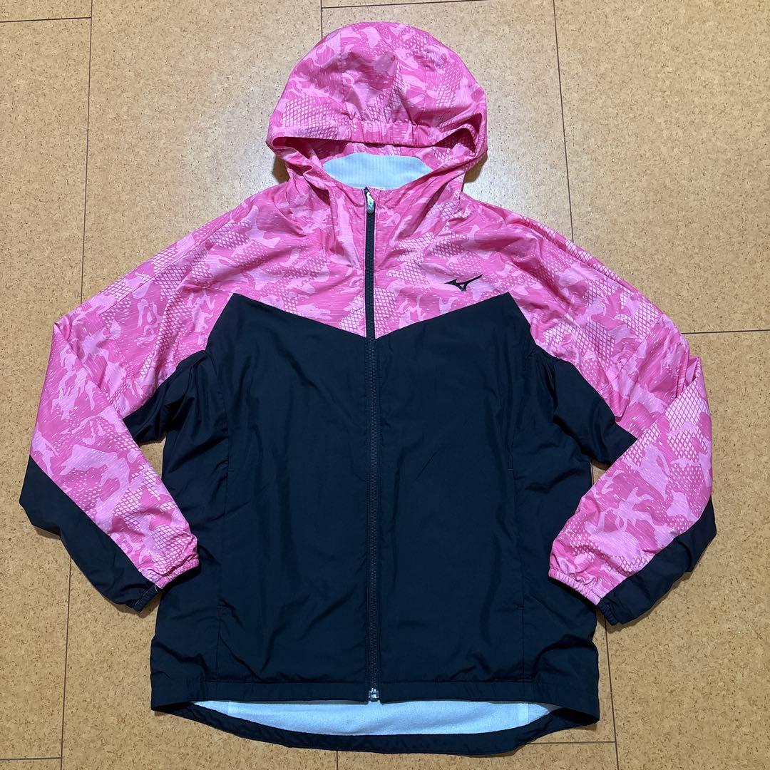 Mizuno ジャージ上下セット ブラック×ピンク　ブレスサーモ