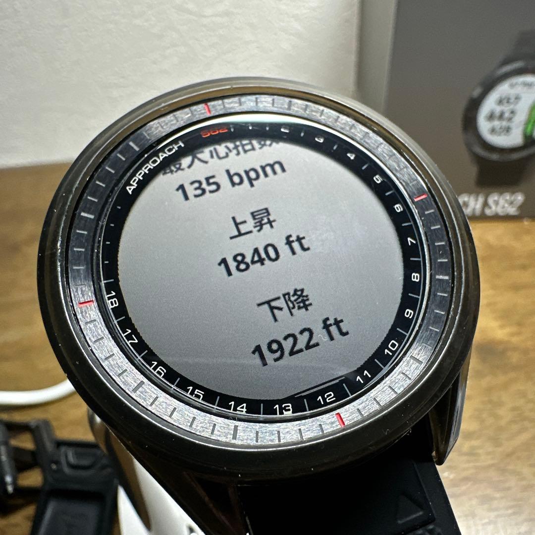 GARMIN GPSゴルフウオッチ APPROACH S62 充電スタンド付き