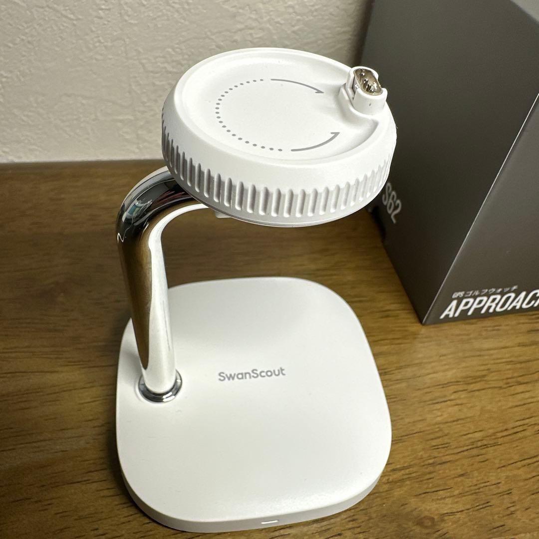 GARMIN GPSゴルフウオッチ APPROACH S62 充電スタンド付き