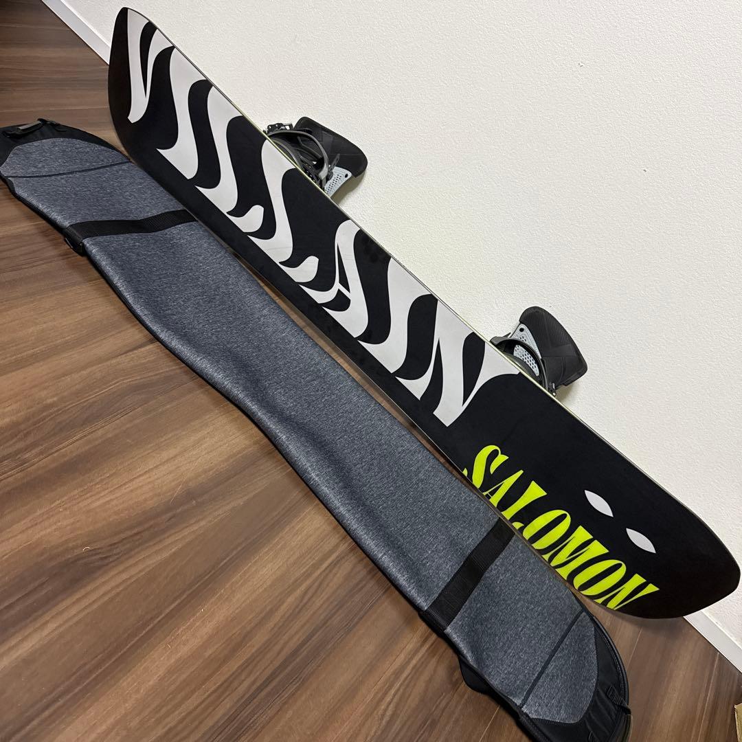 超美品 サロモン VILLAIN 153 バートン MALAVITA Mサイズ