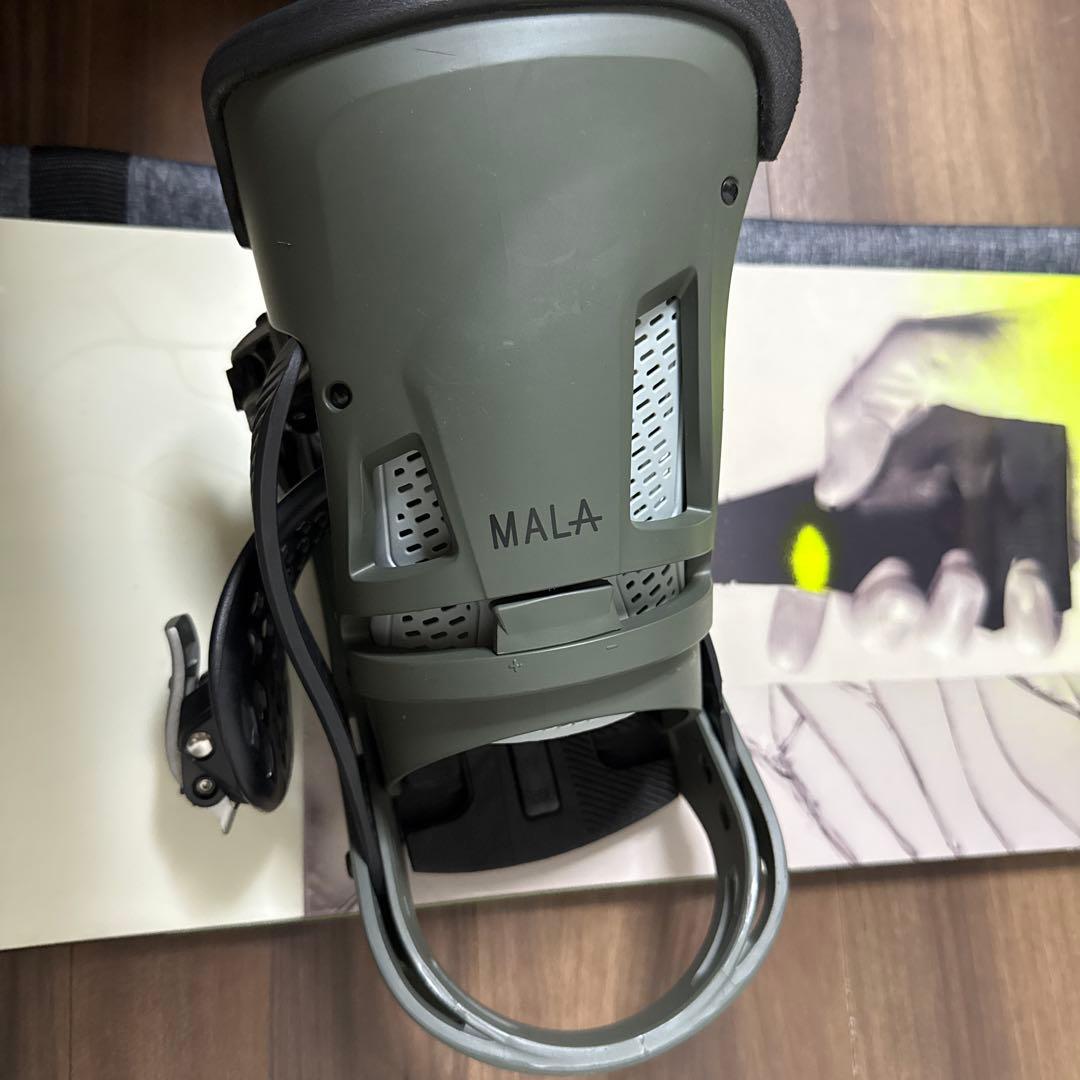 超美品 サロモン VILLAIN 153 バートン MALAVITA Mサイズ